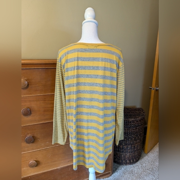 Wisconsin Green Bay Packer Wisconsin Yellow And Gray Long Sleeve - Picture 7 of 11